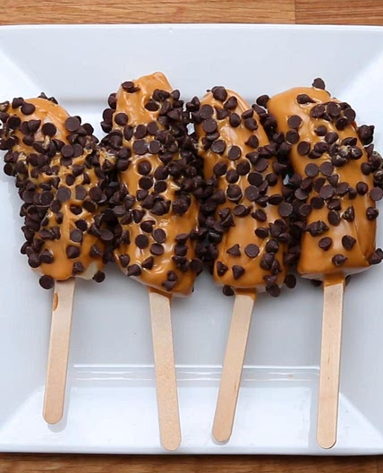 Chocolate Peanut Butter Frozen Banana Recipe by Tasty