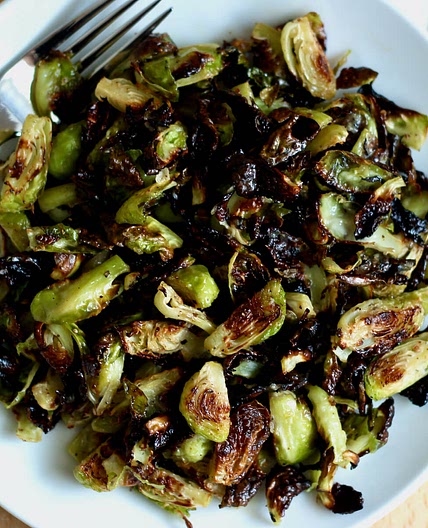 Honey Garlic Brussels Sprouts