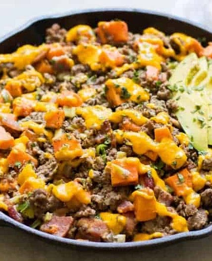 Bacon Cheeseburger Casserole (Whole30 & AIP)