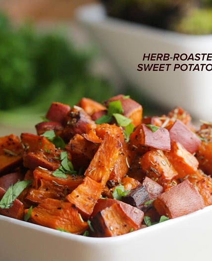 Rosemary Roasted Sweet Potatoes Recipe by Tasty