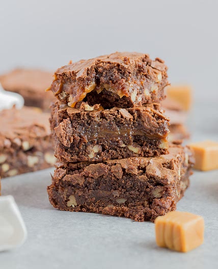 Caramel Pecan Brownies