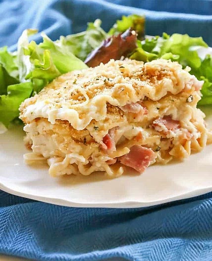 Chicken Cordon Bleu Lasagna