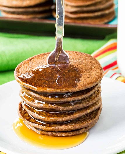 Mini Chocolate Banana Pancakes