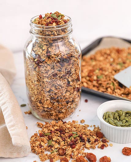 Oil-Free Pumpkin Spice Granola