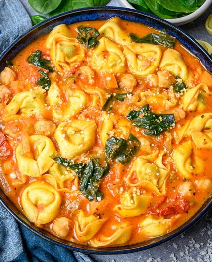 Vegan Tortellini Soup