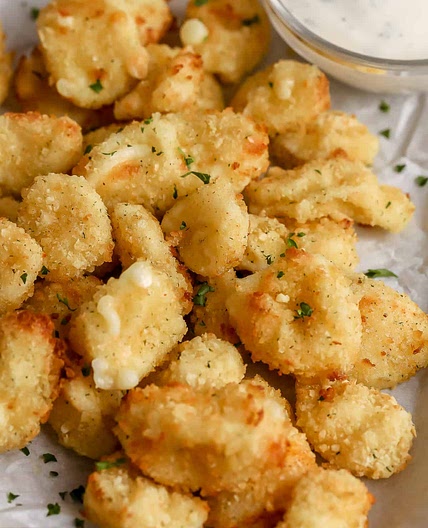 Air Fried Cheese Curds
