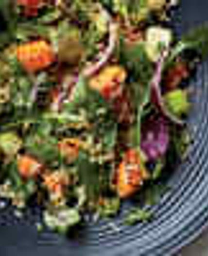 Quinoa Salad with Arugula, Sweet Potatoes and Apples Recipe