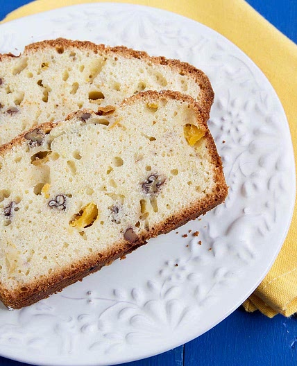 Peach Pecan Pound Cake