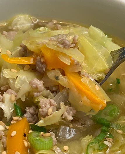 Keto Egg Roll Soup