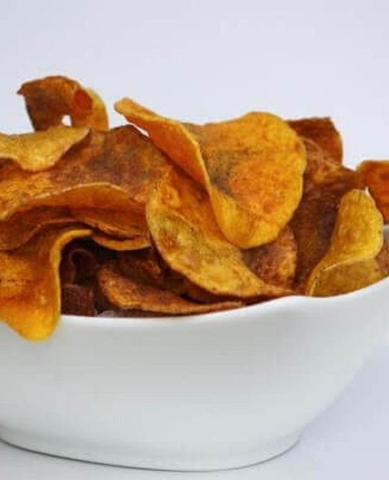 Crispy Sour Cream & Onion Chips Made from Butternut Squash