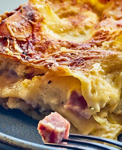 Ham and Cheese Lasagna
