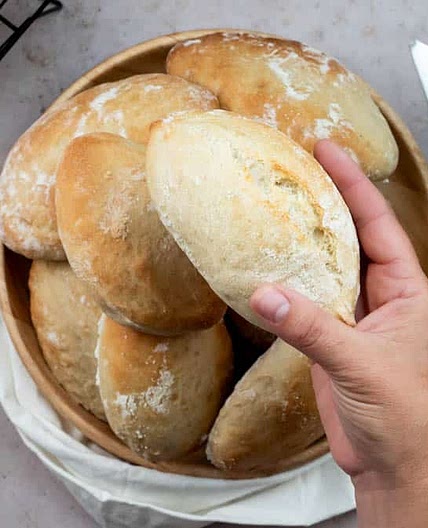 Nandos Style Portuguese Buns – Papo Seco Bread Rolls
