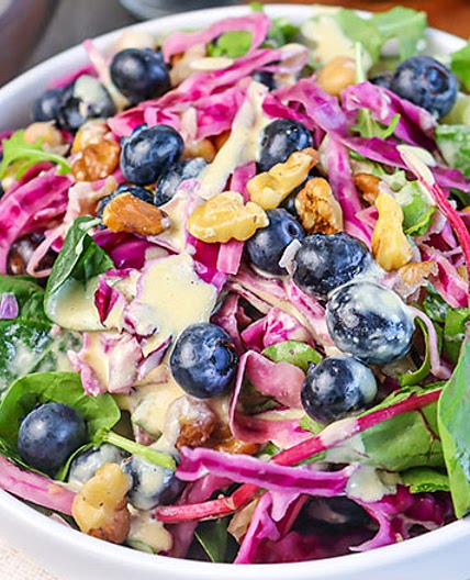 Blueberry Chickpea Salad