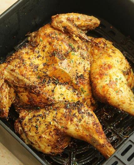 Air Fryer Spatchcock Chicken