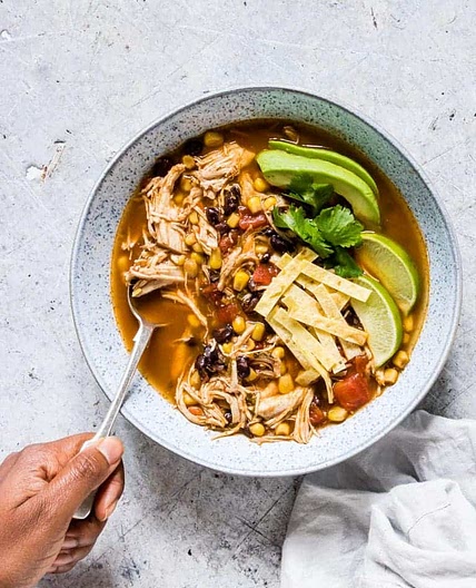 Instant Pot Chicken Tortilla Soup