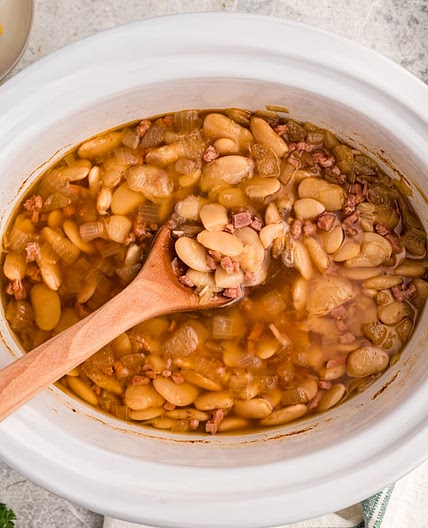 Slow Cooker Lima Beans