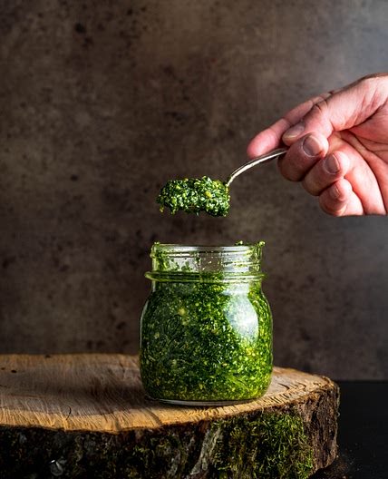 Homemade Wild Garlic Pesto