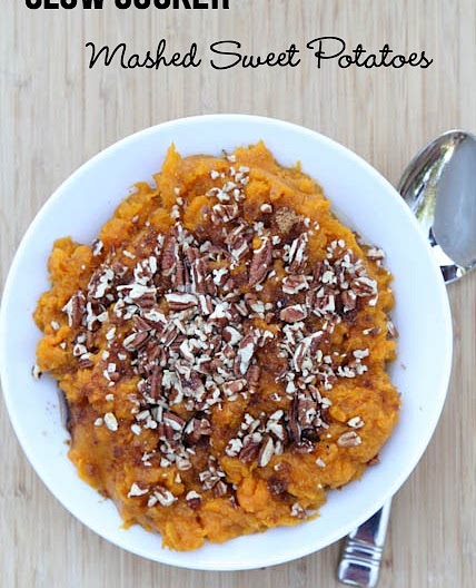 Slow Cooker Mashed Sweet Potatoes