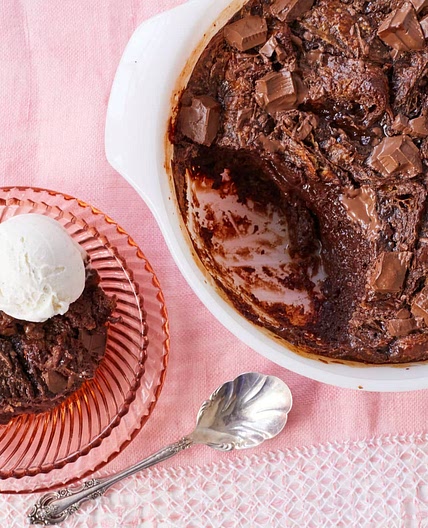 Chocolate Bread and Butter Pudding