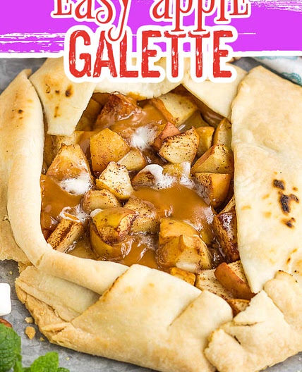 EASY APPLE GALETTE WITH PIE CRUST