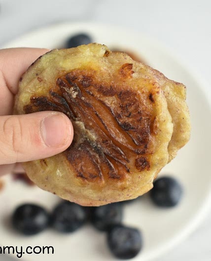 Blueberry Banana Fritters- The Perfect Toddler Snack