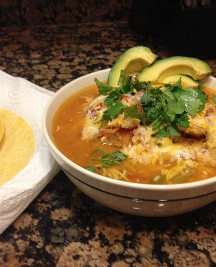 Homemade Chicken Tortilla Soup