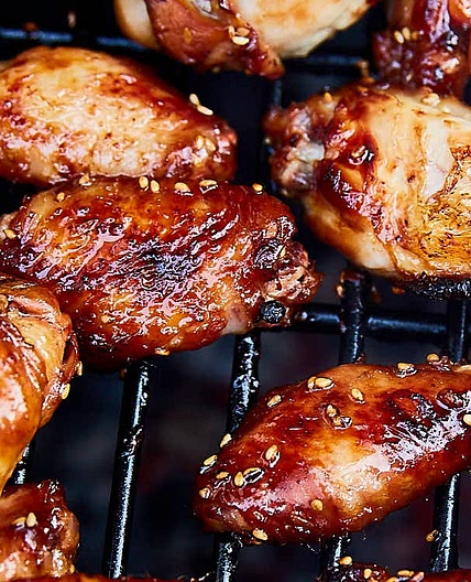 Grilled Chicken Wings (Korean Inspired)