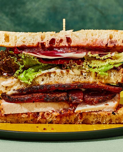 Thanksgiving Turkey Club Sandwich