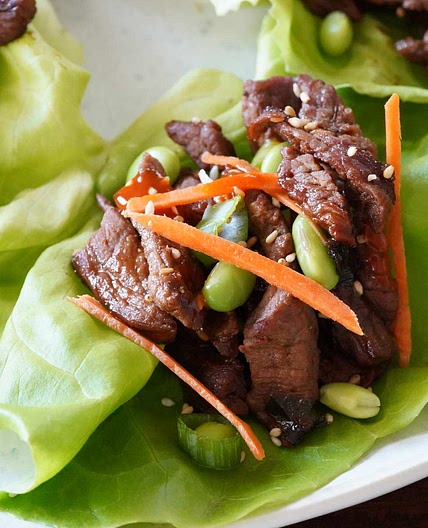 Korean Beef Lettuce Wraps