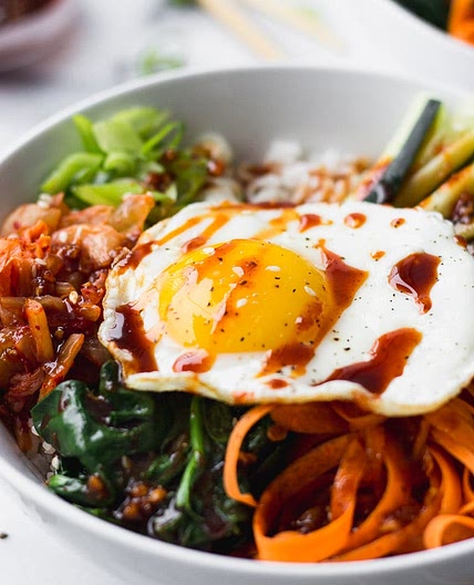 Spicy Vegetarian Bibimbap