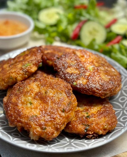Thai Fish Cakes with Prawns