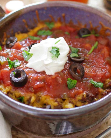 Taco Casserole For One