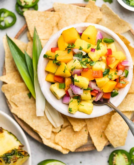 Easy Pineapple Mango Salsa Recipe