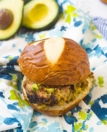 Avocado Turkey Burgers