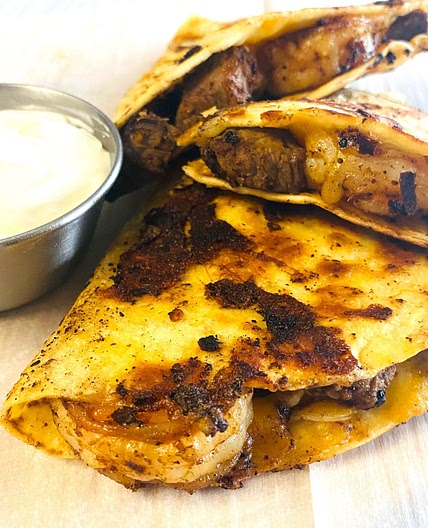 Blackstone Surf and Turf Quesadillas