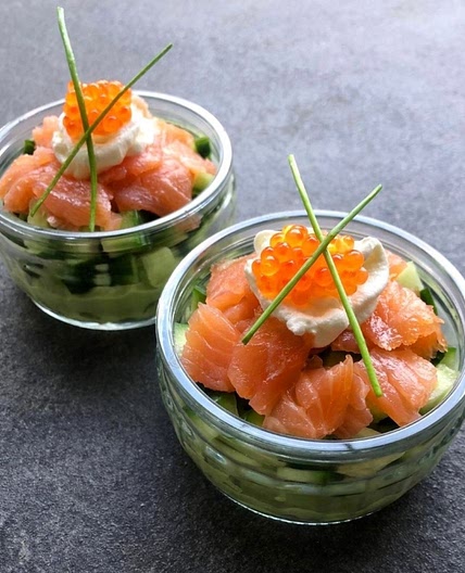 Smoked Salmon and Avocado Appetizer