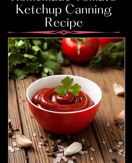 Homemade Tomato Ketchup Canning Recipe