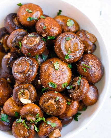 Roasted Garlic Butter Mushroom