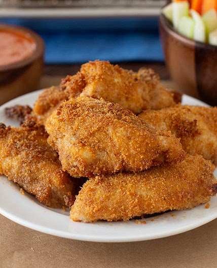 Breaded Boneless Chicken Wings Recipe