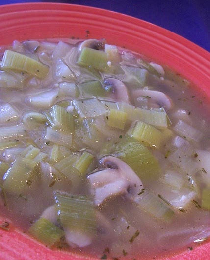 Mushroom Leek Soup