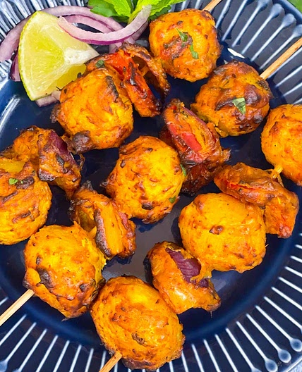 Tandoori Aloo - Air Fryer/ Oven/ Grill