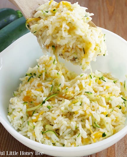 Zucchini Cheesy Rice
