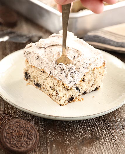 Cookies and Cream Sheet Cake