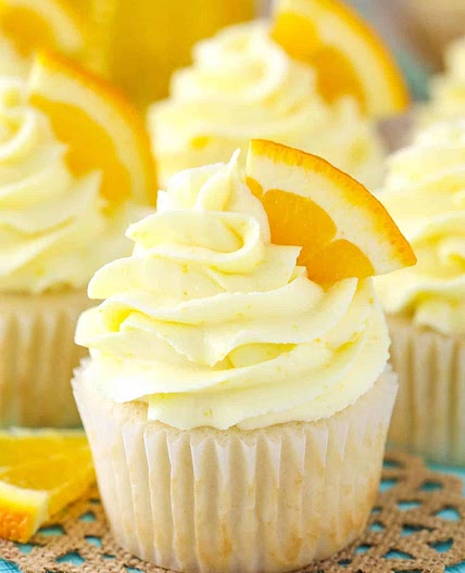Mimosa Cupcakes