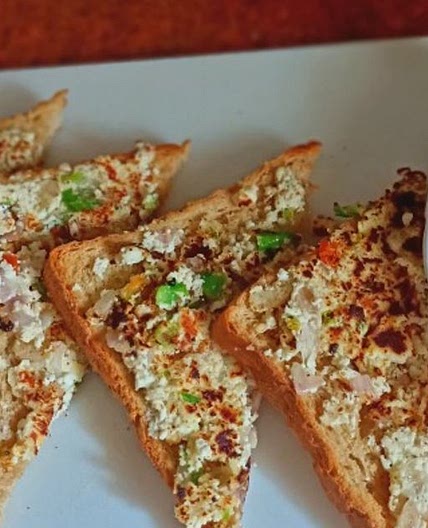 पनीर टोस्टी(Paneer Tosty)