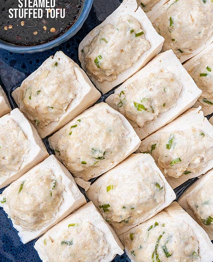 Steamed Stuffed Tofu