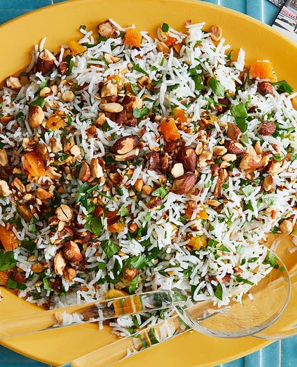 Greek Rice with Parsley, Almonds, and Apricots