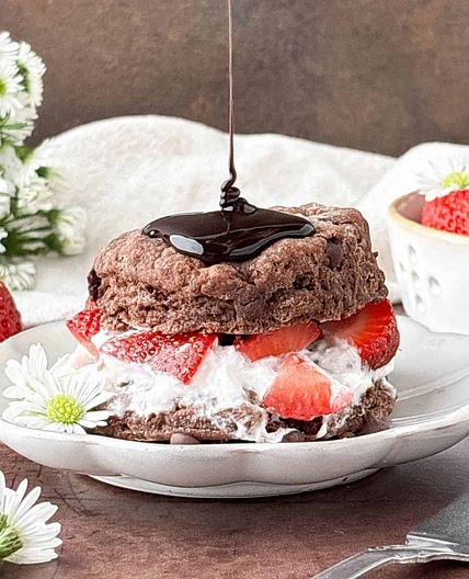 Chocolate Strawberry Shortcake