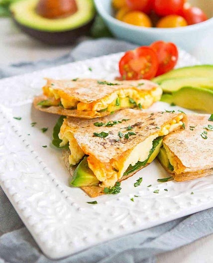 Egg & Avocado Breakfast Quesadilla
