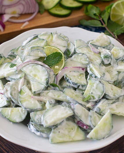 Cucumber Mint Salad Recipe